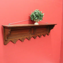Load image into Gallery viewer, x SOLD Antique French Coat Rack, Oak and Brass Umbrella Holder, Scarf and Hat Rack B10780