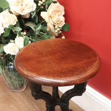 Load image into Gallery viewer, x SOLD Antique English Child's Ship Stool, Antique Cast Iron Swivel Seat Child's Seat B10987