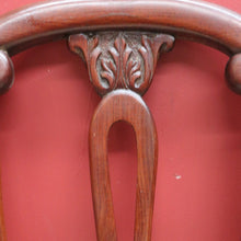 Load image into Gallery viewer, x SOLD Vintage French Armchair, French Mahogany 1950 Hall Chair Bedroom Chair Armchair B11057