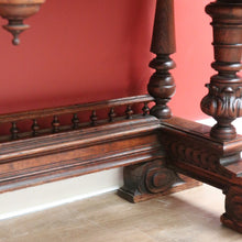 Load image into Gallery viewer, x SOLD Antique French Hall Tables, Lamp or Sofa Table, Antique Oak 2 Drawer Office Desk B10772