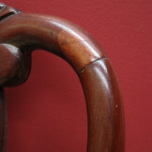 Load image into Gallery viewer, x SOLD Vintage French Armchair, French Mahogany 1950 Hall Chair Bedroom Chair Armchair B11057