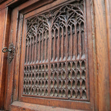 Load image into Gallery viewer, x SOLD Antique French Sacrament Cabinet, Church, Court Cabinet, Sideboard Bookcase Oak. B10330