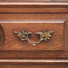 Load image into Gallery viewer, x SOLD Antique French Armoire, French Oak and Mirror Three Door Breakfront Wardrobe B11115