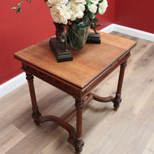 Load image into Gallery viewer, x SOLD Antique French Sofa Table, Drawer Leaf Study Desk, Hall Table Lamp Side Table B10635