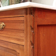 Load image into Gallery viewer, x SOLD Antique French Dressing Table, Mirror Back Sideboard, Cabinet, Cupboard in Oak B10629