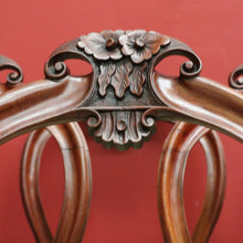 Load image into Gallery viewer, x SOLD Set of 6 Antique English Dining Chairs, Mahogany Balloon Back Kitchen Chairs B10796