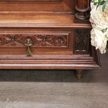 Load image into Gallery viewer, x SOLD Antique French Armoire, Antique Brittany Oak and Mirror 2 Door Wardrobe Cupboard. B10253
