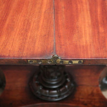 Load image into Gallery viewer, x SOLD Antique English Mahogany Tea Table, Sofa Table, Fold Over Games Card Table B10651