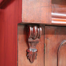 Load image into Gallery viewer, x SOLD Antique English Bookcase English Mahogany 2 Height Narrow Bookcase China Cabinet B10650
