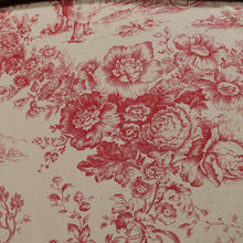 Load image into Gallery viewer, x SOLD Antique French Oak Mirror, Mantle Mirror, French Trumeau Mirror, Toile Fabric B10746