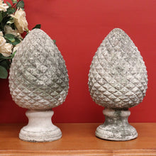 Load image into Gallery viewer, x SOLD Pair of Antique French Bluestone Acorns, Garden Ornament, Large Indoor Acorns B10196