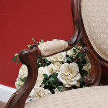 Load image into Gallery viewer, x SOLD Antique English Chaise, Oval Back Medallion Settee, English Rosewood Lounge B11121