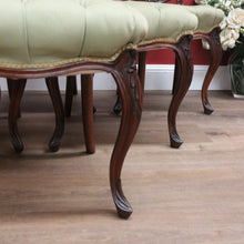 Load image into Gallery viewer, x SOLD Set of 6 Antique English Dining Chairs, Mahogany Balloon Back Kitchen Chairs B10796