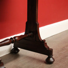 Load image into Gallery viewer, x SOLD Antique English Works Table, Lamp Bedside Table, Antique Mahogany Sewing Table B10313