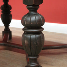 Load image into Gallery viewer, x SOLD Antique French Oak 2 Leaf Dining Table, Parquetry Top Extension Kitchen Table B11210