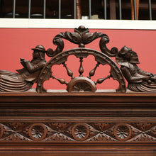 Load image into Gallery viewer, x SOLD Antique French Armoire, Antique Brittany Oak and Mirror 2 Door Wardrobe Cupboard. B10253