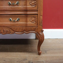 Load image into Gallery viewer, x SOLD Vintage French Chest of Drawers, Square Parquetry Top Chest of 3 Drawers B10905