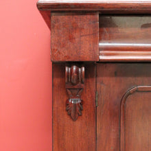 Load image into Gallery viewer, x SOLD Antique English Bookcase English Mahogany 2 Height Narrow Bookcase China Cabinet B10650