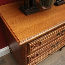 Load image into Gallery viewer, x SOLD Vintage French Chest of Drawers, 3 Drawer Hall Cabinet Cupboard Chest of Drawers B10951