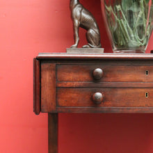 Load image into Gallery viewer, x SOLD Antique English Works Table, Lamp Bedside Table, Antique Mahogany Sewing Table B10313