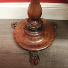 Load image into Gallery viewer, x SOLD Antique English Pole Screen, Tapestry Pole Screen Needle Work Stand in Rosewood. B10354