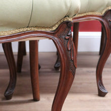 Load image into Gallery viewer, x SOLD Set of 6 Antique English Dining Chairs, Mahogany Balloon Back Kitchen Chairs B10796