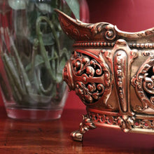 Load image into Gallery viewer, x SOLD Antique French Brass Jardinière, Plant Pot, Antique Table, Cupboard Jardinière B10821