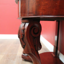 Load image into Gallery viewer, x SOLD Antique English Washstand, Mahogany and Marble Top Hall Table, Console Table B11101