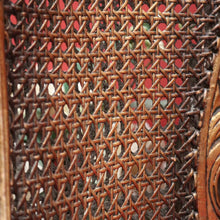 Load image into Gallery viewer, x SOLD Antique French Gilt Timber, Cane, Button Back Fabric, Boudoir Chair, Armchair B11146