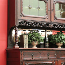 Load image into Gallery viewer, x SOLD Antique French Oak Sideboard 2 Height Cabinet Cupboard, one of 2. B10213