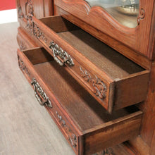 Load image into Gallery viewer, x SOLD Antique French Sideboard, Buffet Linen Press Cabinet Hall Cupboard Large Storage. B9796
