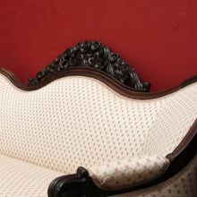Load image into Gallery viewer, x SOLD Antique English Chaise, Sofa, Lounge. Mahogany Settee, 3 seat Armchair Lounge B10971