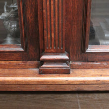 Load image into Gallery viewer, x SOLD Antique Dutch Bookcase, Oak and Glass Door Bookcase, China Display Cabinet B11068