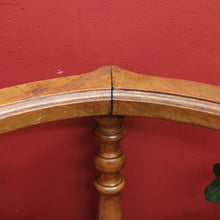 Load image into Gallery viewer, x SOLD Antique French Corner Chair Oak and Rush Seat Music Chair Bedroom Chair Armchair B10748