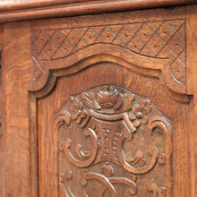 Load image into Gallery viewer, x SOLD Antique French Lamp Tables with Marble Tops, Bedside Cabinets, Hall Cupboards B10640