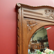 Load image into Gallery viewer, x SOLD Antique French Dressing Table, Mirror Back Sideboard, Cabinet, Cupboard in Oak B10629