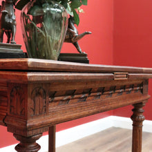 Load image into Gallery viewer, x SOLD Antique French Sofa Table, Drawer Leaf Study Desk, Hall Table Lamp Side Table B10635