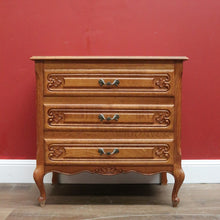 Load image into Gallery viewer, x SOLD Vintage French Chest of Drawers, 3 Drawer Hall Cabinet Cupboard Chest of Drawers B10951