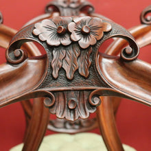 Load image into Gallery viewer, x SOLD Set of 6 Antique English Dining Chairs, Mahogany Balloon Back Kitchen Chairs B10796