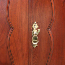 Load image into Gallery viewer, x SOLD Antique Australian Cedar Two Height Bookcase, China Cabinet Cupboard Glass Doors B11238