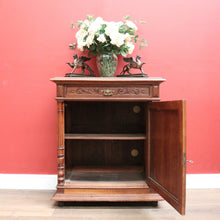 Load image into Gallery viewer, x SOLD Antique French Country Hall Cabinet, French Oak Drinks Cupboard, Side or Foyer Cabinet B10883