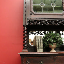 Load image into Gallery viewer, x SOLD Antique French Oak Sideboard 2 Height Cabinet Cupboard, one of 2. B10213