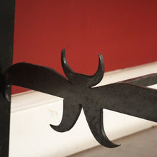 Load image into Gallery viewer, x SOLD Vintage French Spanish Medieval Style Coffee Table, Hand Forged Iron and Oak. B9943