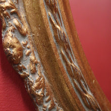 Load image into Gallery viewer, x SOLD Vintage Gilt Frame Mirror, Wall Mirror. Italian Gilt Timber Plaster Oval Mirror B11059