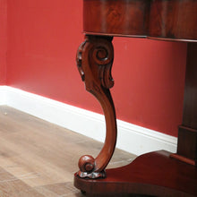Load image into Gallery viewer, x SOLD Antique English Washstand, Mahogany and Marble Top Hall Table, Console Table B11101