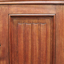 Load image into Gallery viewer, x SOLD Antique Church Cabinet, Antique 4 Door Gothic French Cupboard Sideboard Cabinet B10755