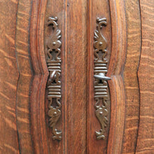 Load image into Gallery viewer, x SOLD Vintage French Oak with 4 Carved Doors 2 drawers Bookcase China Display Cabinet B10699
