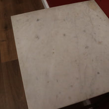Load image into Gallery viewer, x SOLD Antique Oak and Marble Top French Bedside Table, Lamp Side Bedside Cabinet B10995