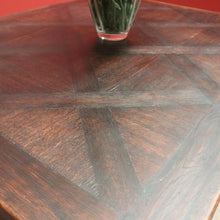 Load image into Gallery viewer, x SOLD Antique French Oak 2 Leaf Dining Table, Parquetry Top Extension Kitchen Table B11210