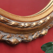 Load image into Gallery viewer, x SOLD Vintage Gilt Frame Mirror, Wall Mirror. Italian Gilt Timber Plaster Oval Mirror B11059